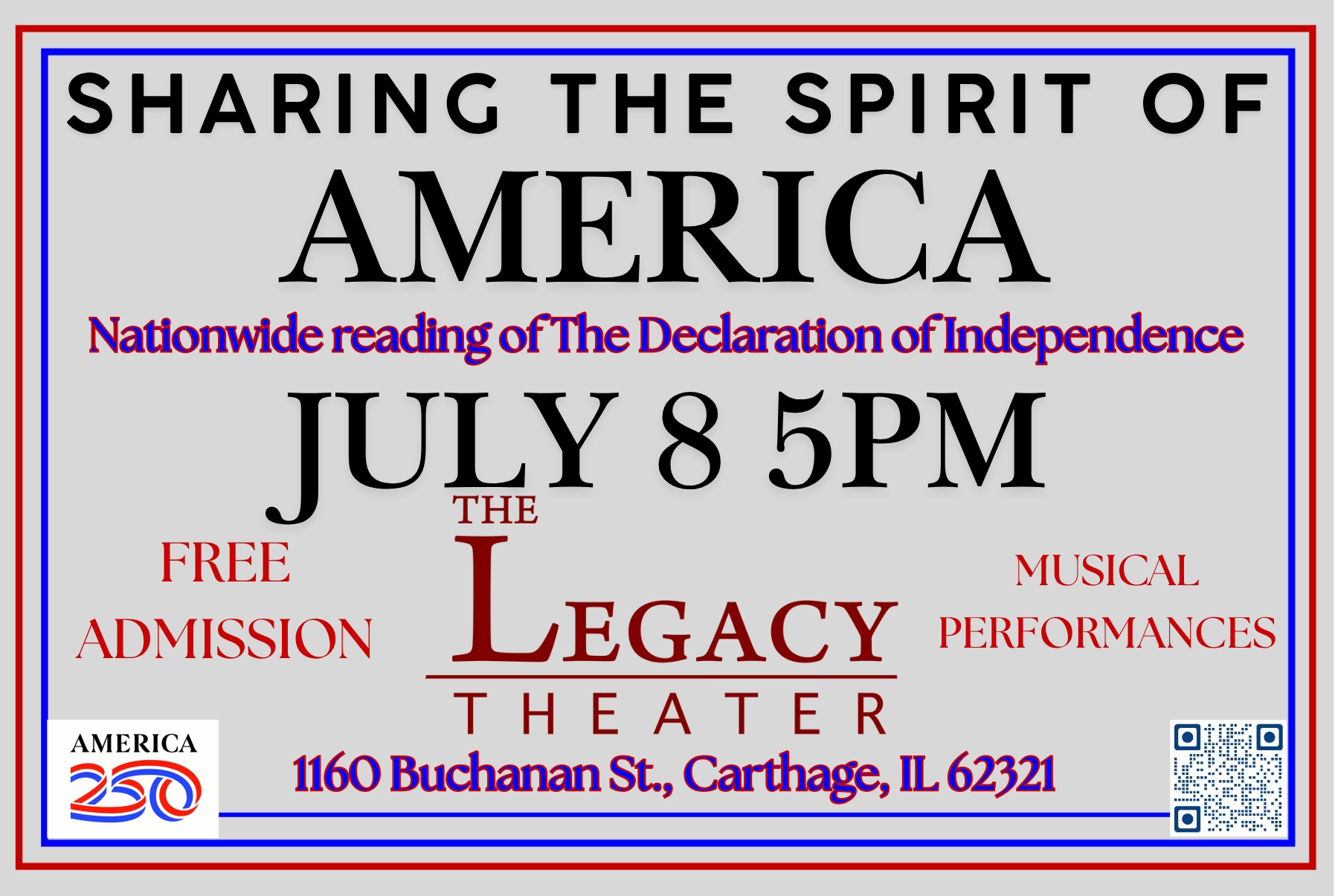 Legacy Theater, Illinois